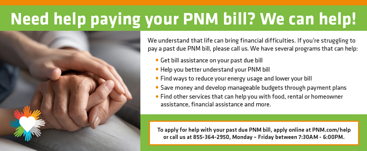 Need help paying your PNM bill? We can help!