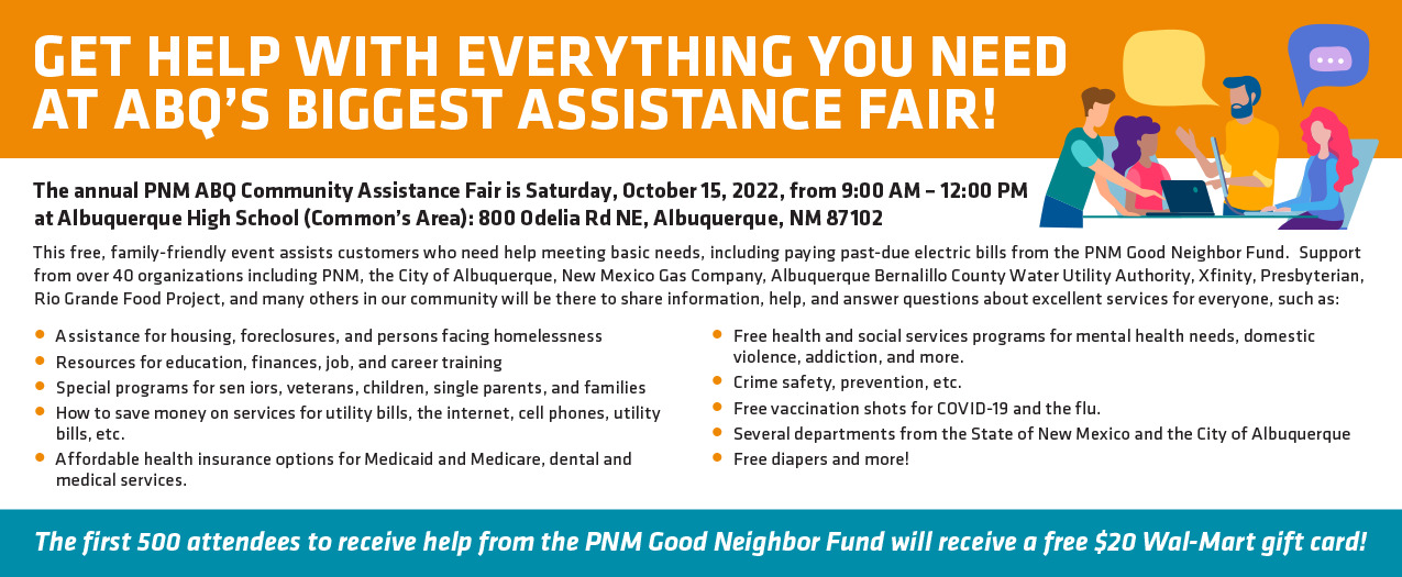 Get help with everything you need at ABQ's biggest assistance fair!