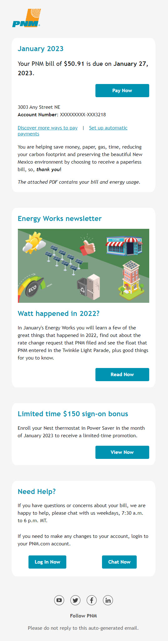 Paperless Bill Email Example Paperless Bill Email Example