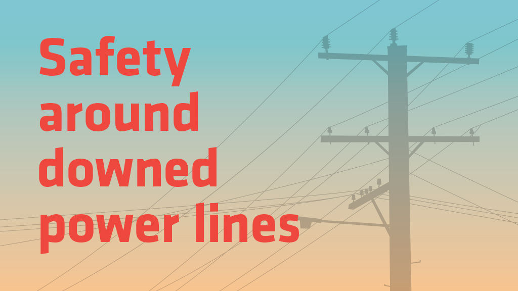 Safety around downed power lines Safety around downed power lines