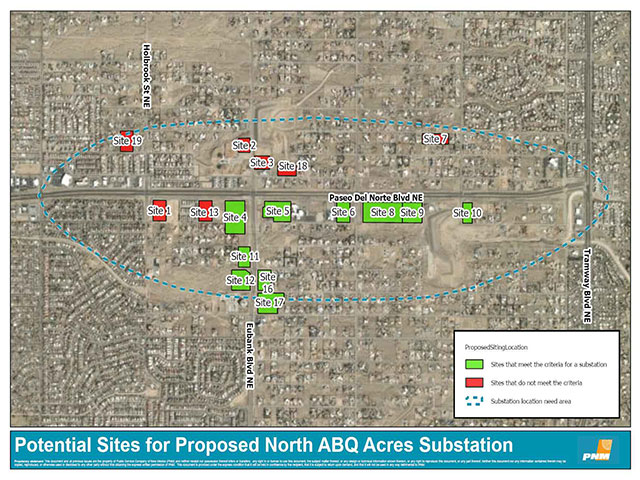 North Albuquerque Acres Map